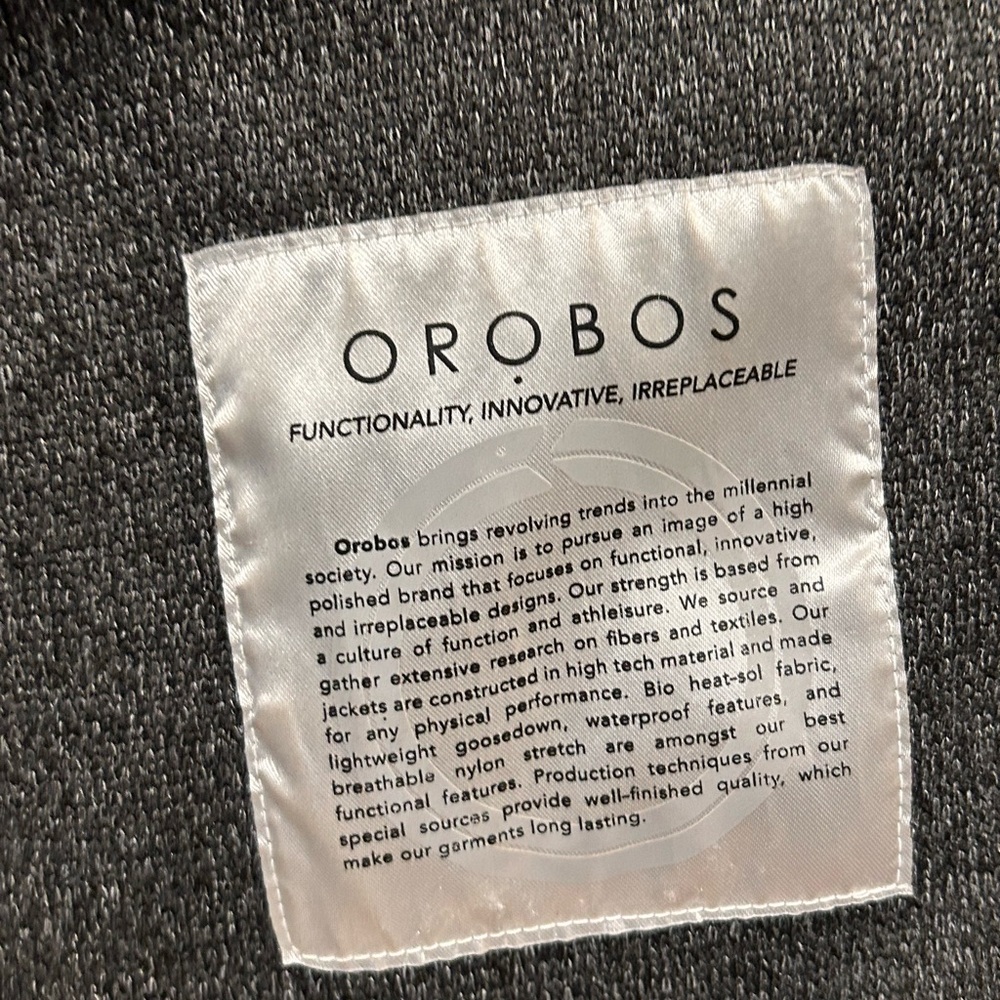 NWOT NEO-I by OROBOS women’s black & grey mix media quilted Parka size XX Small - Picture 4 of 7